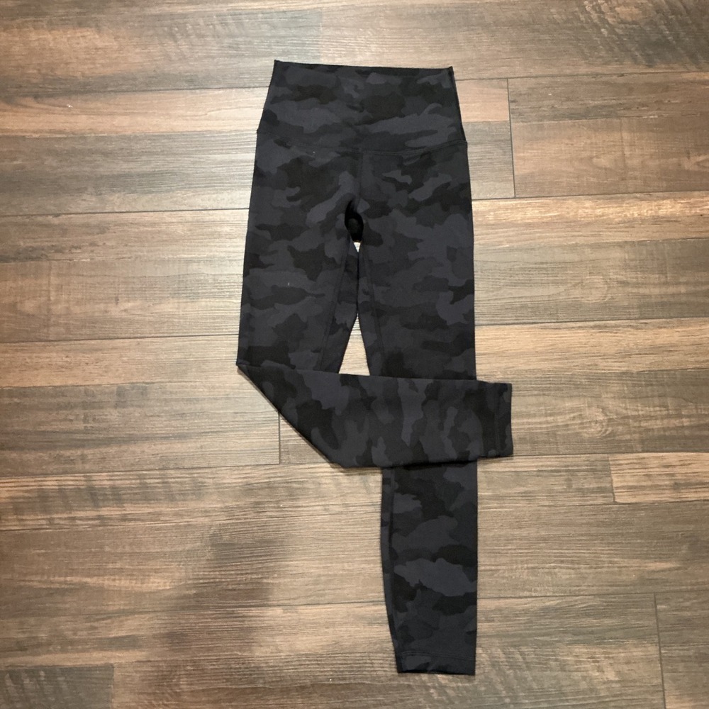 Lululemon Align High-Rise Pant 25 Heritage 365 Camo Deep Coal Multi Size 4